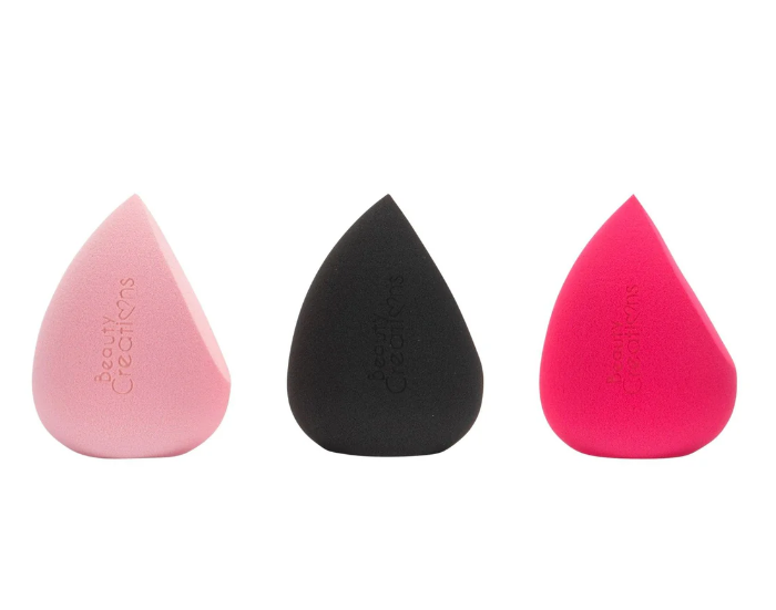 SPONGE PRECISION BLENDING MIX COLOR LATEX FREE BLACK,NUDE,GREEN,BURGUNDY