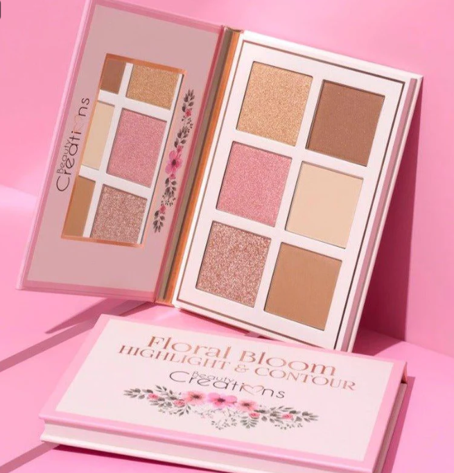Beauty Creations - HIGHLIGHT & CONTOUR 6 COLOR FLORAL BLOOM