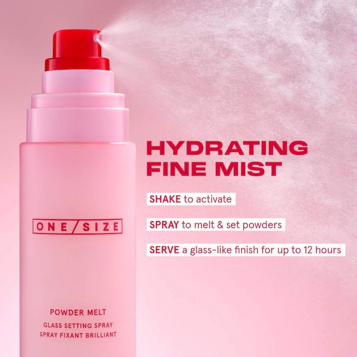 ONE SIZE Powder Melt Glass Setting Spray