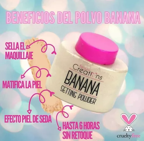 Polvo Fijador de Banana Beauty Creations