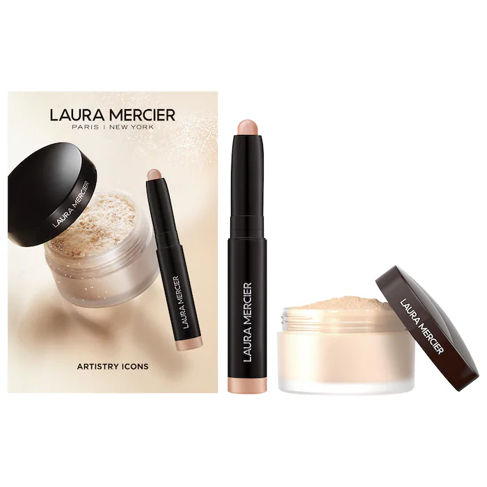 LAURA MERCIER Mini Artistry Icons Loose Powder and Eyeshadow Set