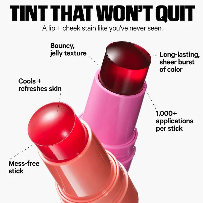 MILK MAKEUP Cooling Water Jelly Tint Lip + Cheek Blush Stain