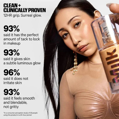 MILK MAKEUP  Hydro Grip + Glow Illuminating Primer with Light-Reflecting Pearls